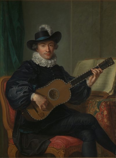 约瑟夫·奥布里先生的画像，约。 1782。 作者 纪尧姆·沃里奥（Guillaume Voiriot）