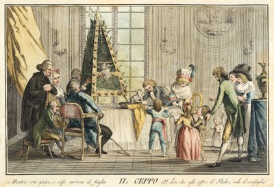 Il Ceppo“摘录自1790年在托斯卡纳，尤其是佛罗伦萨举办的游戏，娱乐活动和年度节日 作者 吉塞普·皮亚托利