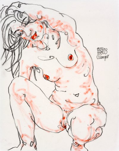 女性裸体，飞扬的思绪 作者 Gunter Langer