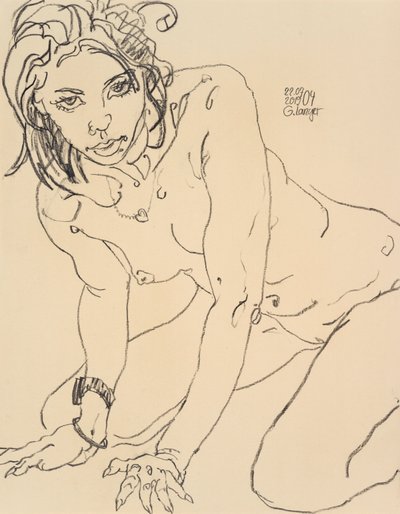 裸体女人彩虹 作者 Gunter Langer
