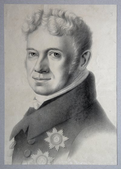 1820年代格里高里·亚历山大·亚历山大罗维奇·斯特罗加诺夫亲王的肖像1770-1857年 作者 古斯塔夫·阿道夫·希皮乌斯