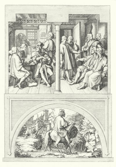 马丁·路德 (Martin Luther) 生平的场景（版画） 作者 古斯塔夫·费迪南德·利奥波德·科尼格