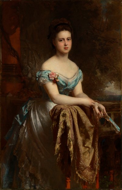 俄罗斯大公爵夫人玛丽亚·亚历山德罗夫娜（1853-1920），1873年。 作者 古斯塔夫·卡尔·路德维希·里希特