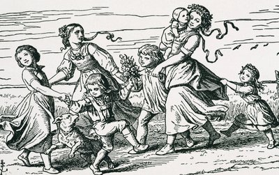 保罗-哈肯霍尔茨绘制的 "Hochland "插图（版画） 作者 古斯塔夫·卡尔·路德维希·里希特