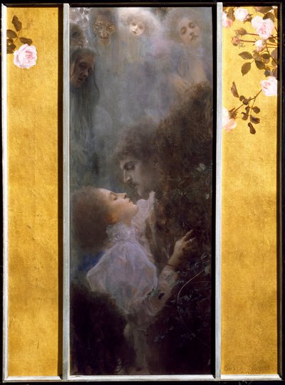 古斯塔夫·克里姆特 (1862-1918) 的爱情寓言画 作者 古斯塔夫·克里姆特