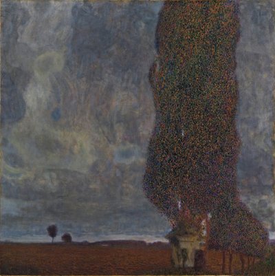 雷雨即将来临大白杨II，1903年 作者 古斯塔夫·克里姆特