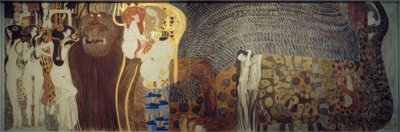 贝多芬-敌军 作者 Gustav Klimt
