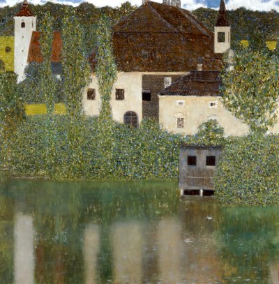 Castello Sul Lago Atter，阿特湖畔的Unterrach城堡，1908年 作者 古斯塔夫·克里姆特