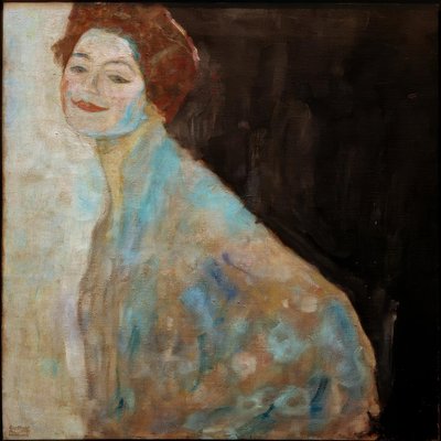 白色的一位女士的画像 作者 古斯塔夫·克里姆特