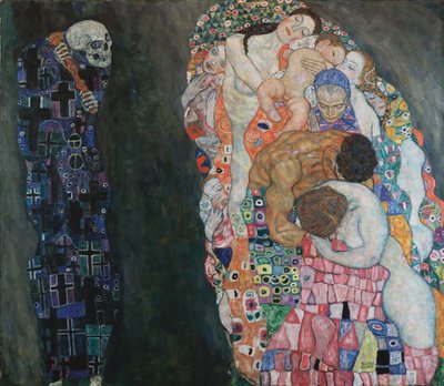 死亡与生命，1910-1915年 作者 古斯塔夫·克里姆特