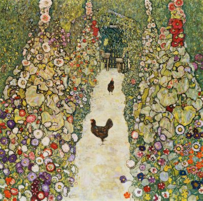 鸡花园小径 作者 Gustav Klimt