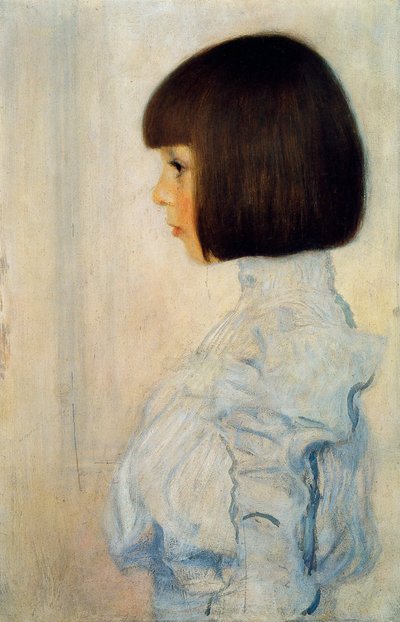海伦·克里姆特的肖像，1898年 作者 Gustav Klimt