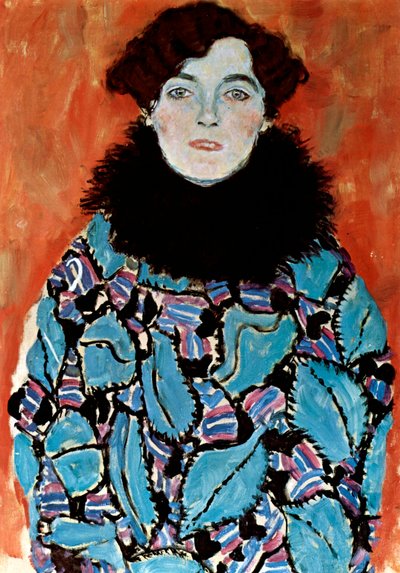 约翰娜·史戴德（Johanna Staude）肖像，1917-1918年 作者 古斯塔夫·克里姆特