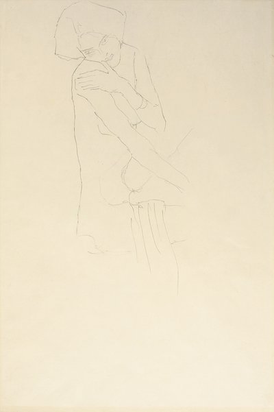 阿黛尔·布洛赫·鲍尔二世研究，1911年 作者 古斯塔夫·克里姆特