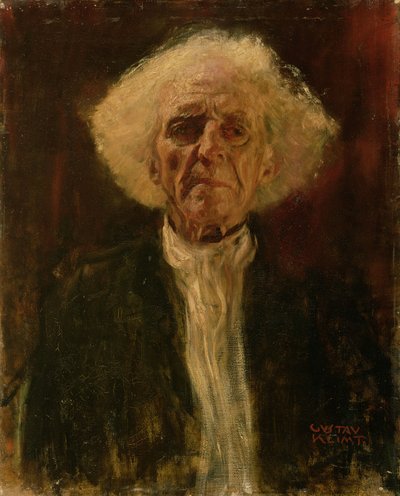 研究盲人头目 作者 Gustav Klimt