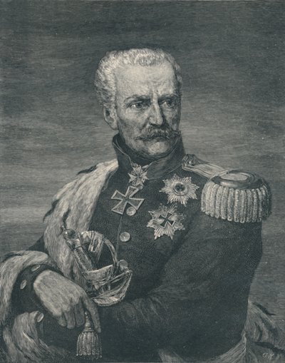 瓦施塔特亲王（Gebhard Leberecht Von Blucher），瓦尔斯塔特王子，1816-1819年，1896年 作者 Gustav Kruell
