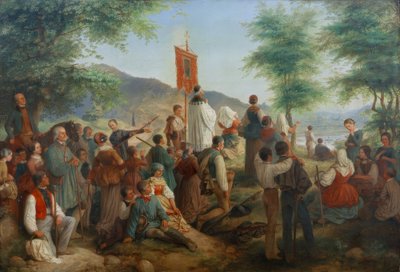 1844年特里尔的圣石朝圣之旅 作者 古斯塔夫·拉辛斯基