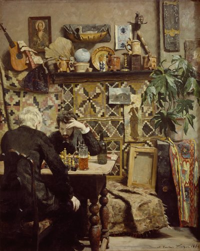棋手 作者 Gustav Wentzel
