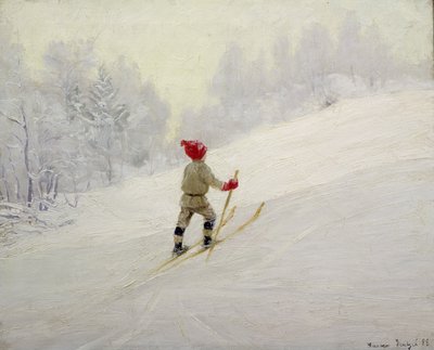 滑雪训练 作者 古斯塔夫·文策尔