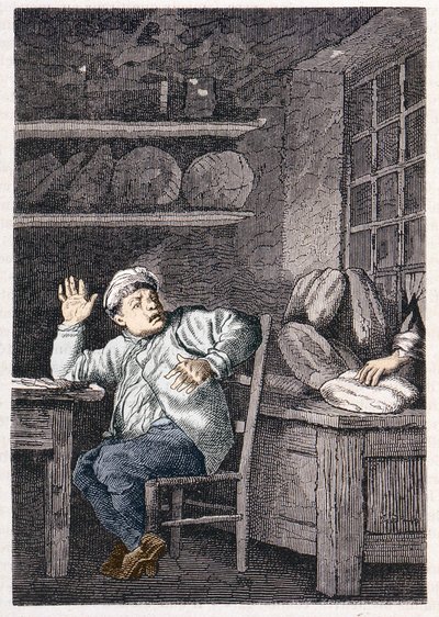 Le vol de Jean Valjean - 生病的维克多雨果的“悲惨世界”。 由 Brion，编辑。 黑泽尔和拉克鲁瓦 作者 古斯塔夫·布里昂（Gustave Brion）