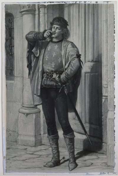 Phœbus de Chateaupers. 作者 古斯塔夫·布里昂（Gustave Brion）