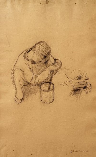 画家学习 作者 古斯塔夫·卡耶博特