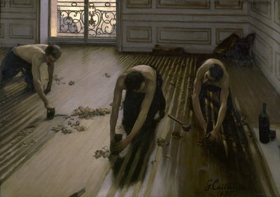 地板刮板，1875年 作者 古斯塔夫·卡耶博特