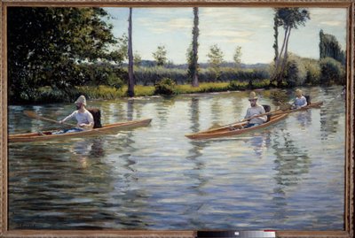 的perissoires。 Gustave Caillebotte绘画 作者 古斯塔夫·卡耶博特