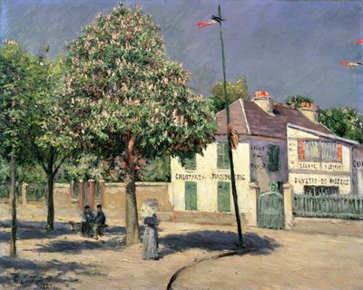 1883年在阿让特伊（Argenteuil）散步 作者 古斯塔夫·卡耶博特