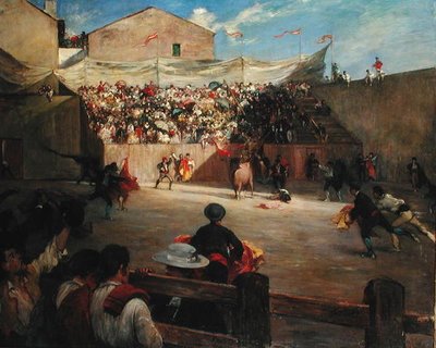 1888年在比斯开的战斗训练 作者 古斯塔夫·科林