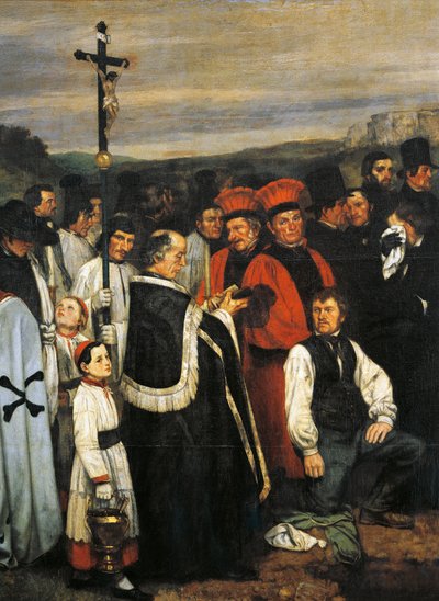 A Burial at Ornans 作者 古斯塔夫·库尔贝