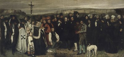 奥尔南的一次葬礼 另一书名：人物画，奥尔南葬礼的历史 Un enterrement à Ornans, dit aussi Tableau de figures humaines, historique d