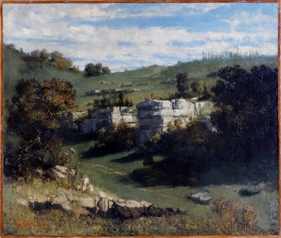 法语: Paysage du Jura
德语：Landschaft des Jura 作者 古斯塔夫·库尔贝