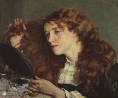 Jo，美丽的爱尔兰女孩，1866年 作者 古斯塔夫·库尔贝