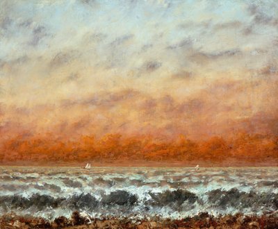 海洋（布面油画 作者 古斯塔夫·库尔贝