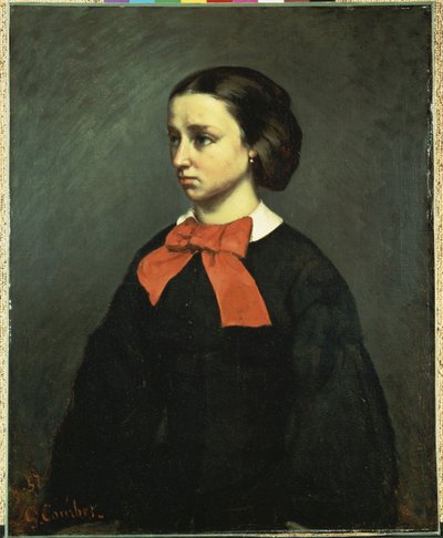 雅克小姐的画像，1857年 作者 古斯塔夫·库尔贝