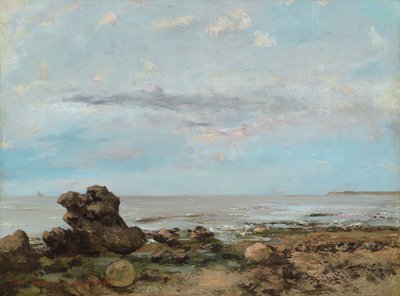 特鲁维尔海滩，1865年 作者 古斯塔夫·库尔贝