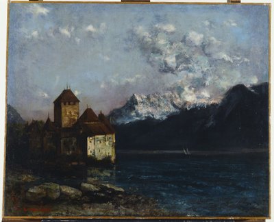 西庸城堡，1877年 作者 古斯塔夫·库尔贝