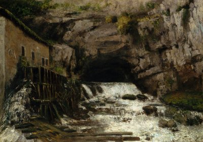 1864年，Loue的来源 作者 古斯塔夫·库尔贝