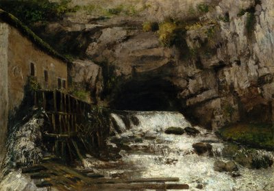 路易的源头，1864年。 作者 古斯塔夫·库尔贝