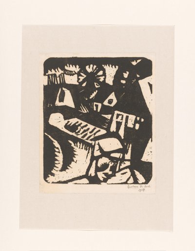 景观 作者 Gustave De Smet（艺术家签名）