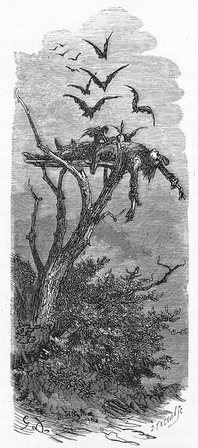 凯尔特天空葬礼，1866年 作者 古斯塔夫·多尔（Gustave Dore）