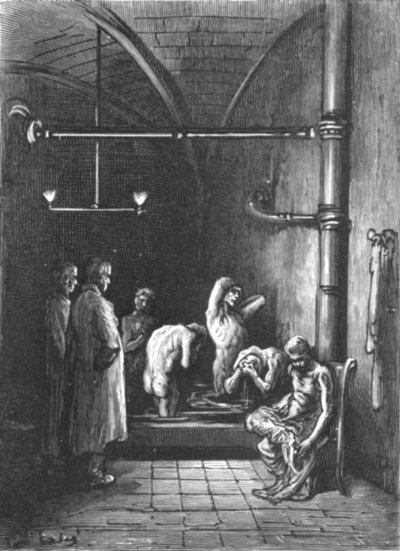庇护所--在浴室里》，1872年。   作者 古斯塔夫·多尔（Gustave Dore）