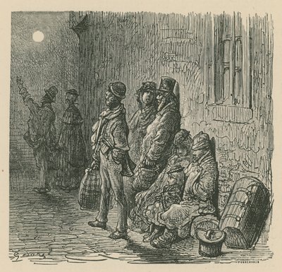 伦敦生活的一幕 作者 古斯塔夫·多尔（Gustave Dore）