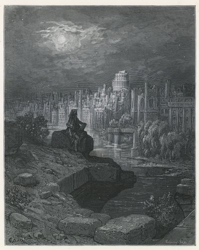 来自新西兰人的旅行者正在考虑伦敦的废墟 作者 古斯塔夫·多尔（Gustave Dore）