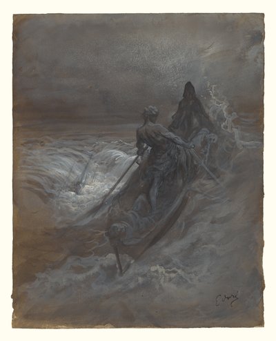 海难之后--柯勒律治《古海员礼赞》插图设计 作者 古斯塔夫·多尔（Gustave Dore）