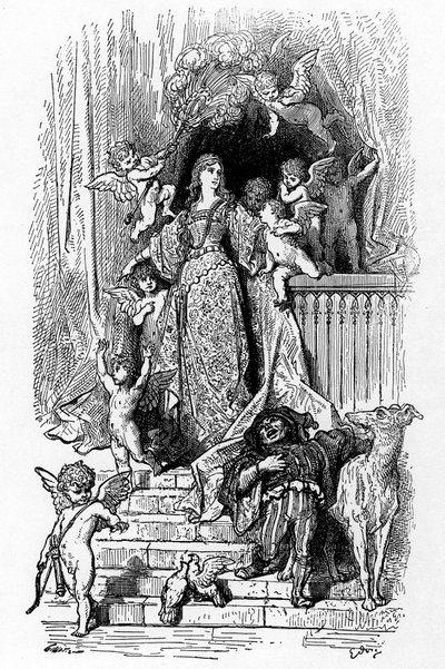 阿尔西娜的荣耀 作者 古斯塔夫·多尔（Gustave Dore）