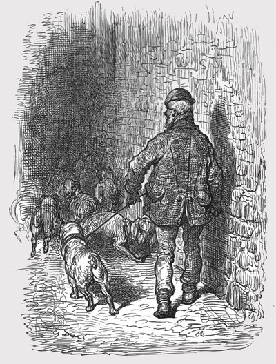 斗牛犬》，1872年。   作者 古斯塔夫·多尔（Gustave Dore）