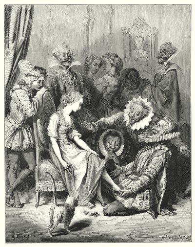 灰姑娘（雕刻品 作者 古斯塔夫·多尔（Gustave Dore）