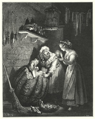 灰姑娘（雕刻品 作者 古斯塔夫·多尔（Gustave Dore）
